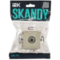 SKANDY Розетка TV оконечная SK-A12B бежевый IEK