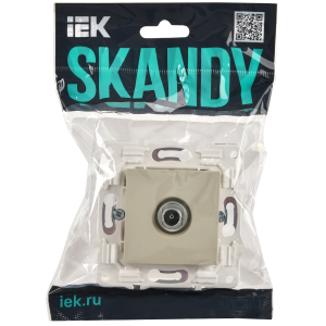 SKANDY Розетка TV оконечная SK-A12B бежевый IEK