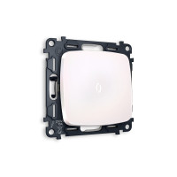 MO202015 Комплект механизма 1-кл выключателя с подсветкой 5600K OMEGA Жемчуг QUANT OP2020, VM101, G14W AMBRELLA VOLT