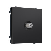 MS813050 Комплект механизма TV розетки SAT SIGMA Черный матовый 5-2400MHz 3.5dB QUANT PRO (SP8130, PR215)