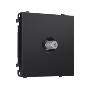 MS813050 Комплект механизма TV розетки SAT SIGMA Черный матовый 5-2400MHz 3.5dB QUANT PRO (SP8130, PR215)