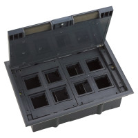 MultiDesk Люк на 16 модулей IP40 для фальшпола с монтажной коробкой, тип MDK10 MDK10116