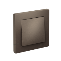 ATLASDESIGN 1-клавишный ВЫКЛЮЧАТЕЛЬ, сх.1, 10АХ, в сборе, быстрозажим. клем., МОККО ATN000612S