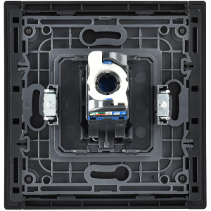 FORTE&PIANO Розетка компьютерная RJ45 кат.6 FP631M металл шампань IEK