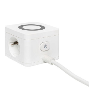Удлинитель Куб 2х1.3м 3USB 2.4А+зарядное устройство 1кв.мм EKF UBA-CUB-3-WC