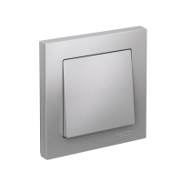 ATLASDESIGN 1-клавишный ВЫКЛЮЧАТЕЛЬ, сх.1, 10АХ, в сборе, быстрозажим. клем., АЛЮМИНИЙ ATN000312S