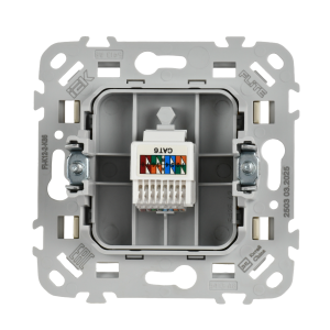 FLITE Розетка компьютерная RJ45 категория 6 UTP РК6-1-0-ФлСл сливочный IEK