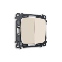 MO323010 Комплект механизма 2-кл выключателя OMEGA Бежевый матовый QUANT (OP3230, VM115) AMBRELLA VOLT