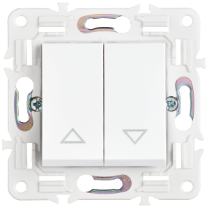 SKANDY Выключатель жалюзи 10А SK-V12W арктический белый IEK