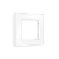 AF580101 Рамка ALFA Arctic Белый Стекло органическое 1-ая AMBRELLA VOLT