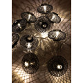 Гирлянда светодиодная Фонарики черн. 5х3см 10LED тепл. бел. 1.8+0.3м КОСМОС KOC_GIR-B119