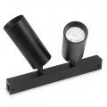 Трековый светильник PLAIN CYLINDER AM590 2X10W 3000K BK