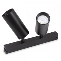Трековый светильник PLAIN CYLINDER AM590 2X10W 3000K BK