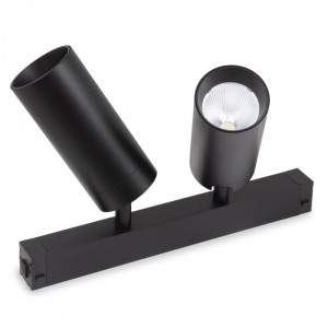 Трековый светильник PLAIN CYLINDER AM590 2X10W 3000K BK