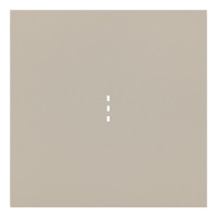 Клавиша одноклавишного выключателя с подсветкой, латте (35602 LT)