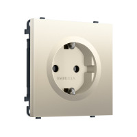 MS546010 Комплект механизма электрической розетки SIGMA Шёлк 50Hz 2P+E с/з 16A-250V QUANT PRO (SP5460, PR141)