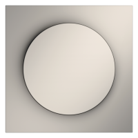 Накладка для светорегулятора поворотно-нажимного, S70 (кашемир)