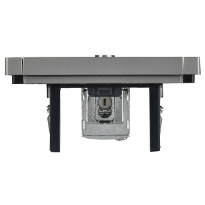 FORTE&PIANO Розетка TV проходная FP529 сталь IEK