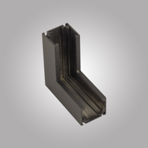 Угловой внутренний коннектор для накладного магнитного шинопровода MAGNET AM504 BK