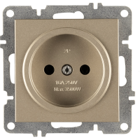 Arvia Electric, L/K Механизм, Розетка 1-а без земли, (титан)
