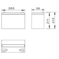 Аккумуляторные батареи MNB Battery MM 75-12