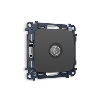 MO913010 Комплект механизма TV розетки оконечной OMEGA Графит мягкое касание 50-870 MHz 1dB QUANT (OP9130, VM202) AMBRELLA VOLT