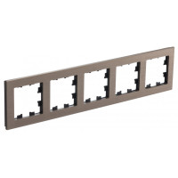 ATLASDESIGN NATURE 5-постовая РАМКА, МЕТАЛЛ ЛАТУНЬ ATN312205