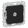 FLITE Розетка TV экранированная проходная тип M РТВм-1-1-2-ФлЧ черный IEK