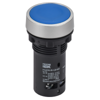 Кнопка IP65 моноблок 1NO+1NC синяя MASTER IEK