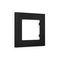 AF250701 Рамка ALFA Qubi Черный матовый 1-ая AMBRELLA VOLT