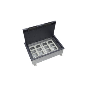 MultiDesk Люк на 24 модулей IP40 для бетонных полов с монтажной коробкой, тип MDK10 MDK10224