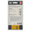 BRITE Рамка 2-местная РУ-2-2-Бр стекло дымчатый RE IEK