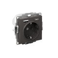 ATLASDESIGN РОЗЕТКА 16А с 2 USB A+C, 5В/2,4А/3,0А, 2х5В/1,5А, механизм, БАЗАЛЬТ ATN001432