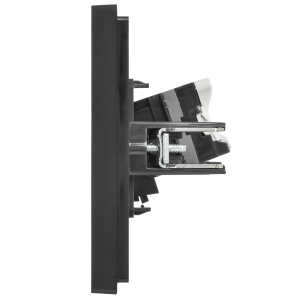 FORTE&PIANO Розетка компьютерная двойная RJ45 кат.5E FP133 черный IEK