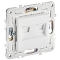 SKANDY Розетка компьютерная двойная RJ45 кат.5E SK-K03W арктический белый IEK