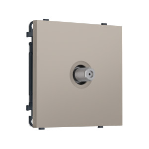 MS373050 Комплект механизма TV розетки SAT SIGMA Серо-бежевый матовый 5-2400MHz 3.5dB QUANT PRO (SP3730, PR215)