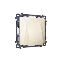 MA315810 Комплект вывода кабеля с фиксатором ALFA Бежевый глянец QUANT (AP3158, VM238) AMBRELLA VOLT