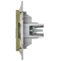 FLITE Розетка компьютерная RJ45 категория 5Е UTP РК5е-1-0-ФлО оливковый IEK