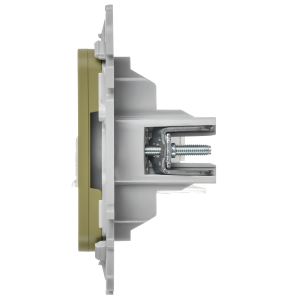 FLITE Розетка компьютерная RJ45 категория 5Е UTP РК5е-1-0-ФлО оливковый IEK