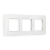 AF930103 Рамка ALFA Grand Белый мрамор 3-ая AMBRELLA VOLT