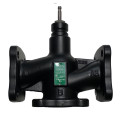 Клапан регулирующий 3-ход разд фланц PN16 DN50 31м³/ч -20…+130°С