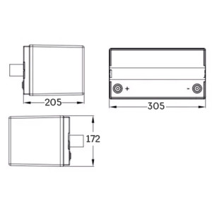 Аккумуляторные батареи MNB Battery LFP-12.8-100 PRO (12.8В, 100 Ач, LiFePO4)