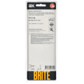 BRITE Рамка 3-местная РУ-3-1-Бр металл алюминий RE AL IEK