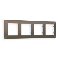 AF110634 Рамка ALFA Line Темная бронза матовый 4-ая AMBRELLA VOLT