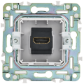 SKANDY Розетка HDMI SK-H01N металл никель IEK