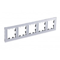 ATLASDESIGN NATURE 5-постовая РАМКА, ОРГАНИЧЕСКОЕ СТЕКЛО АЛЮМИНИЙ ATN320305