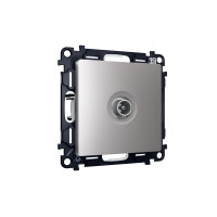 MA513010 Комплект механизма TV розетки оконечной ALFA Сталь матовый 50-870 MHz 1dB QUANT (AP5130, VM202) AMBRELLA VOLT