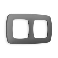 OF140652 Рамка OMEGA Ecta Антрацит серый 2-ая AMBRELLA VOLT