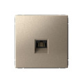 ARTGALLERY РОЗЕТКА компьютерная RJ45, кат. 6A, механизм, ШАМПАНЬ GAL000586
