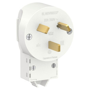 BLANCA С/У ВИЛКА СИЛОВАЯ 2К+З, 32А, 250В, БЕЛЫЙ BLNSV003231